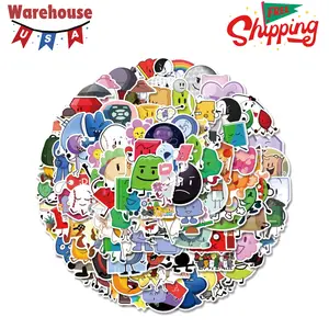 110pcs BFDI Cute Battle for Dream Island Stickers Vinyl Waterproof Decals