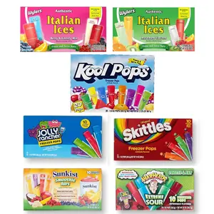 DELUXE Freeze Pop Package | 80 PACK Freeze Pops | 32 Unique Flavors | 7 Boxes including Italian Ice Original and Italian Ice Berry