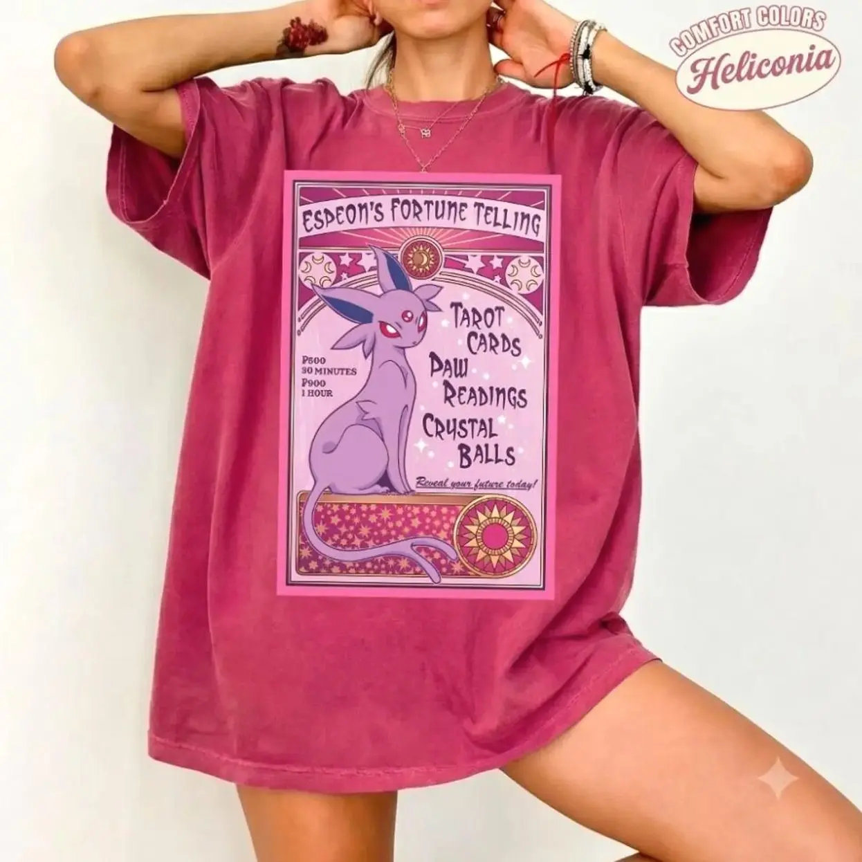 Espeon Eeveelution T-Shirt, Espeon Fortune Telling Shirt