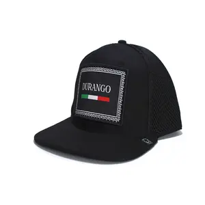 Vaquero Signature - Unisex Original Adjustable Snapback Trucker All Black Durango Hat