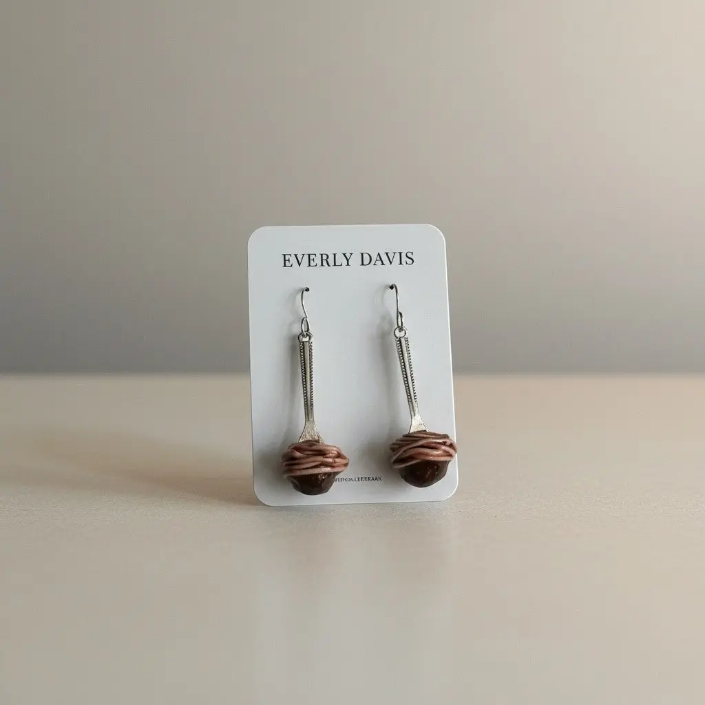 Miniature Spoon Dangle Earrings