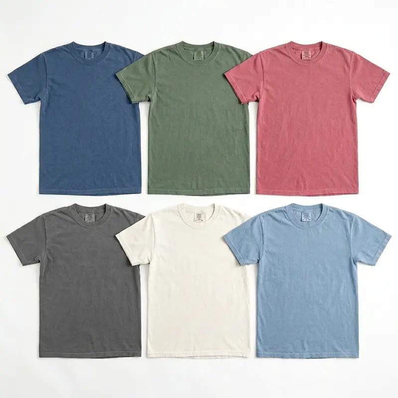 Comfort Colors Blank T-Shirt, Garment Dyed Cotton Tee, Soft Vintage Unisex Shirt, Relaxed Fit Casual Everyday Apparel, Comfort Colors 1717