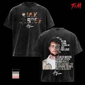 Alex Warren Tour 2026 T-Shirt, Singer Graphic Unisex Washed Tee, All Album Shirt, Music Concert Outfit WKV