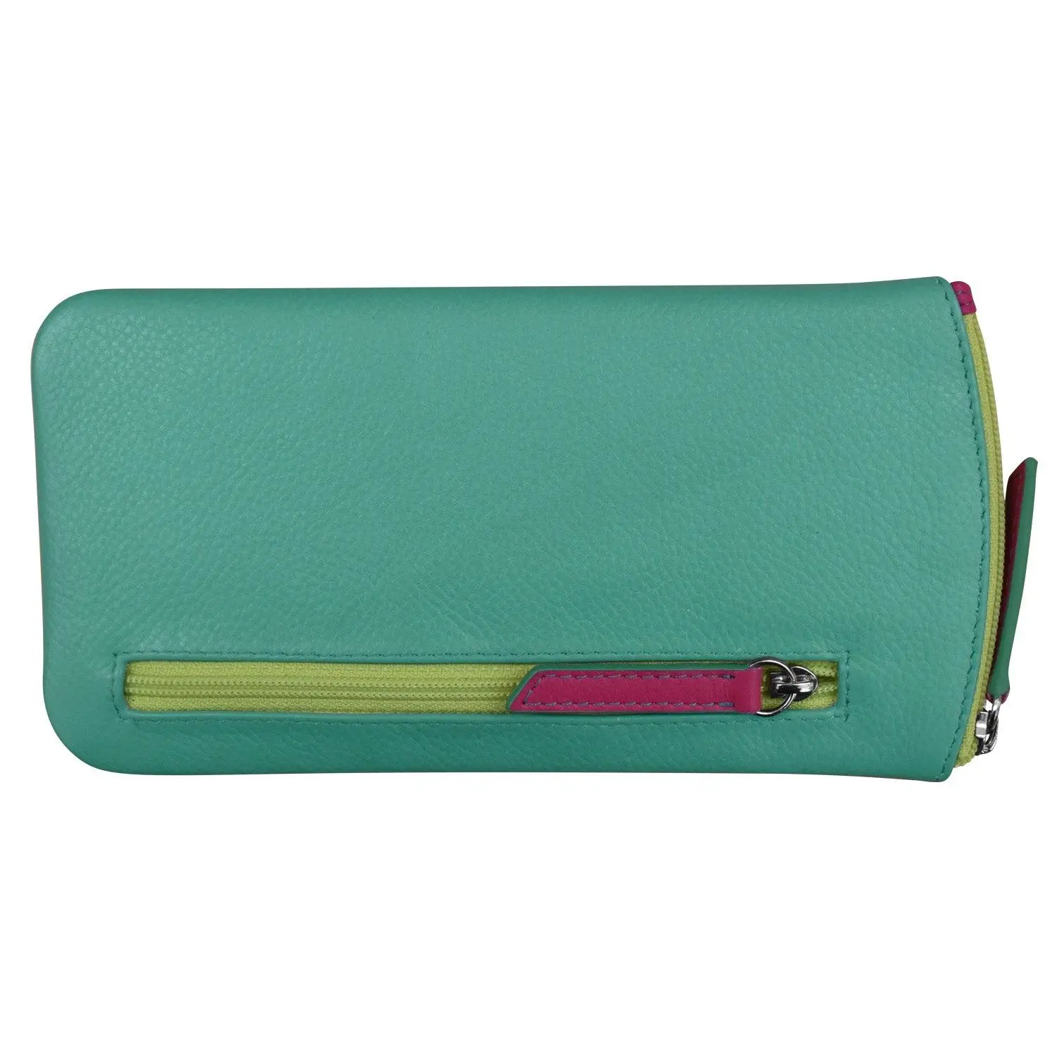 ili New York | Smooth Leather Soft Eyeglass Case, Zip 