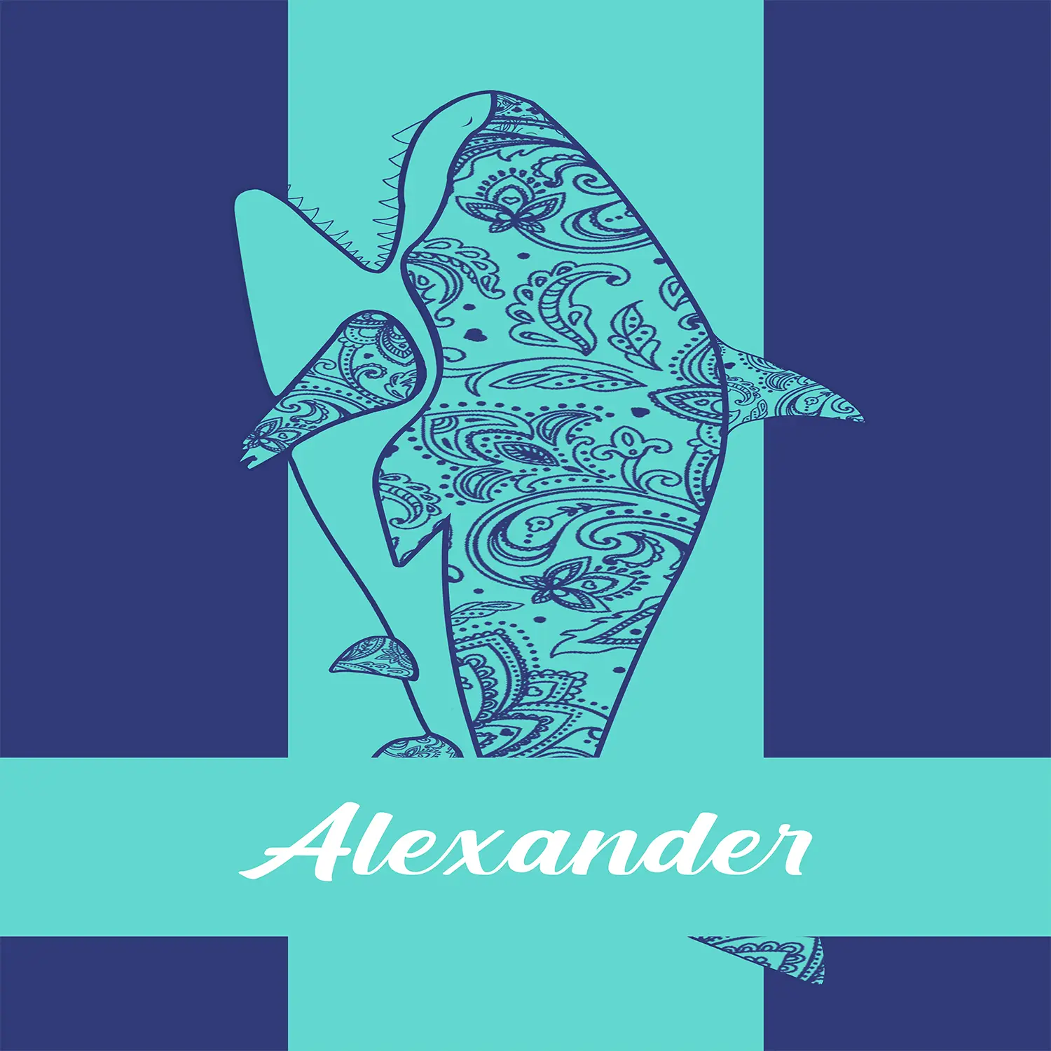 Name - Boho Whale Ocean