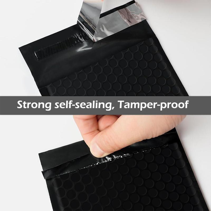 4x5 inch Polyethylene Filled Bubble Mailers, Pack of 25/50 Bubble Mailers, Opaque Self Seal Adhesive Waterproof Bags for Shipping and Packaging #000 Envelopes