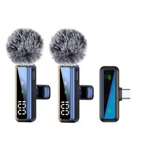 Neutral H63 Wireless Lapel Microphone for Outdoor Computer Live Streaming Noise Reduction Universal Small Microphone with Bluetooth 5.3 & 100mAh Battery Life - Audio