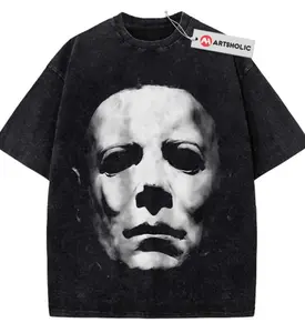 Michael Myers T-shirt, Halloween T-shirt, Fashion Cotton, Full Colors, Full Sizes, For Men, For Women.