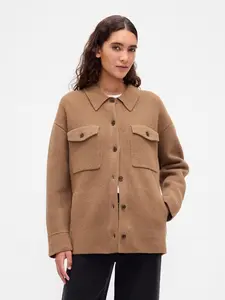 Gap Women's CashSoft Oversized Shirt Jacket