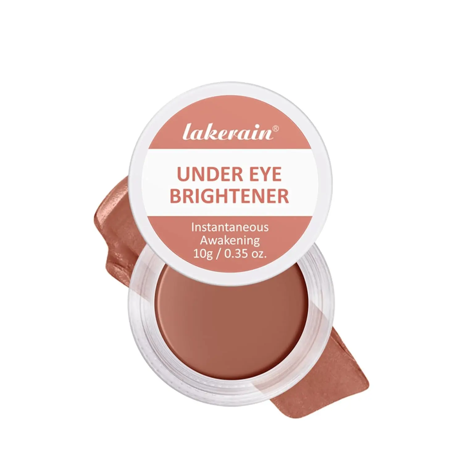 Under Eye Brightener & Concealer - Hydrating Color Corrector for Dark Circles, Lightweight Undereye Brightening Cream with Hyaluronic Acid & Shea Butter, Smooth & Blendable (Light Rose, 1)