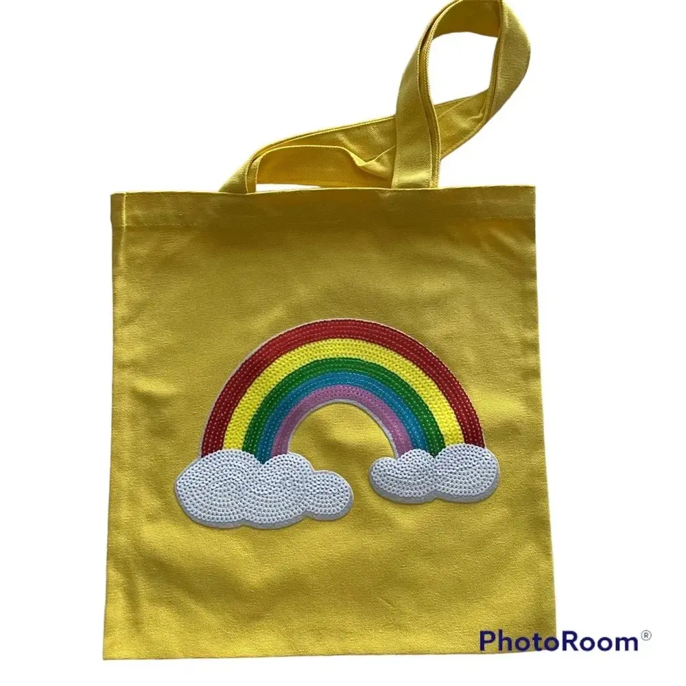 Rainbow and Cloud Tote