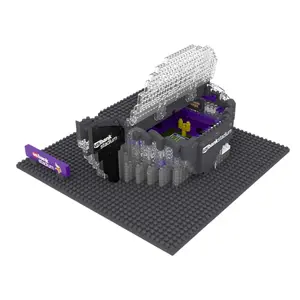 Minnesota Vikings NFL BRXLZ Mini Stadium 857-Piece Building Block Set