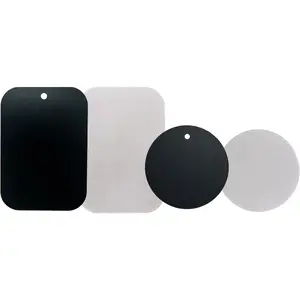 Adhesive Metal Plates (4Pack) for Magnetic Mounts