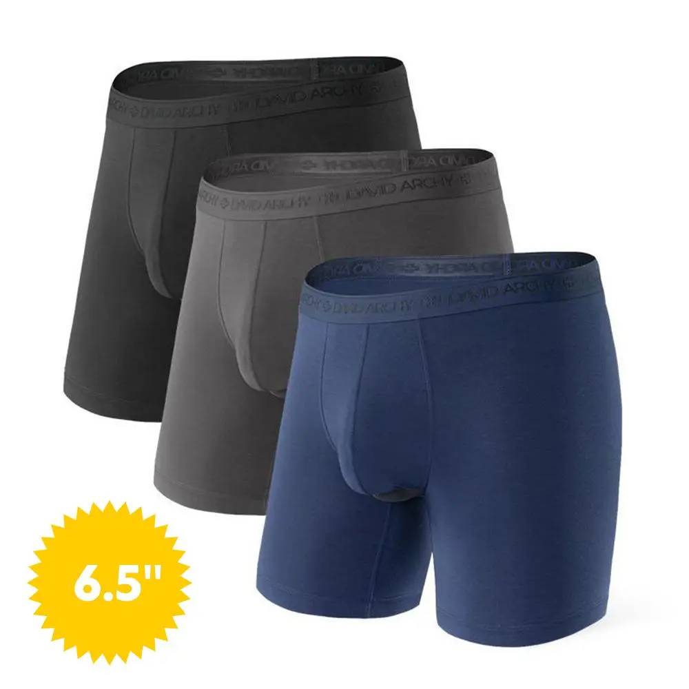 Black/Dark Gray/Navy Blue- 6.5" in 3 Pack