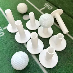 Hardware supplies Rubber Golf Tees for Mats & Indoor Golf Simulators - 8 Pack Mixed Size for Driving Range & Indoor and Outdoor Golf Hitting Mats (US Sizes, 8 Sizes)