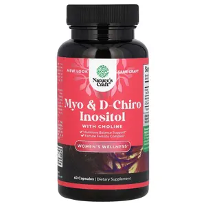 Nature's Craft Myo & D-Chiro Inositol with Choline, 60 Capsules