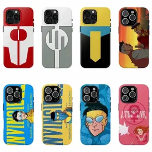 Viltrumite Conquest Mark Phone Case, Omni Man and Invincible Logo Phone Cover, Invincibe ss4 ip With iPhone 16 15 14 13 12 11 Pro Max Galaxy S25 S24 S23 S22 Ultra, Gift For Christmas