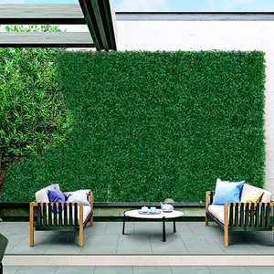 Artificial Grass Wall Panel, 12/24 Pack 22"x22" Realistic Fake Grass Wall Tiles for Indoor Outdoor Decor, Privacy Fence Screening, Backdrop for Party Wedding, Easy to Install with Drainage Holes