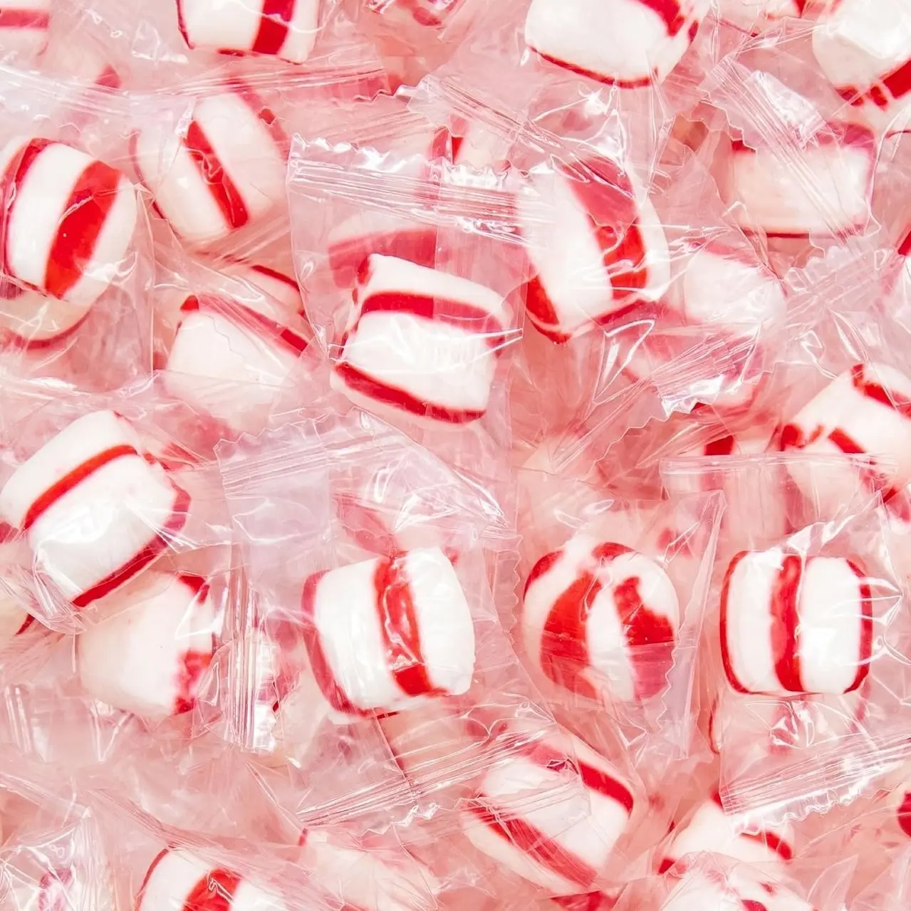 Peppermint Puffs Candy | 2-Pound Bag | Refreshing Mints, Individually Wrapped