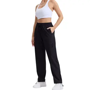 Women's Hiking Pants Quick Dry Lightweight Cargo Pants Sports Zipper Pockets for Golf Travel Work Camping