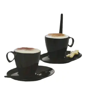 Set of 2 mugs w/Spoon