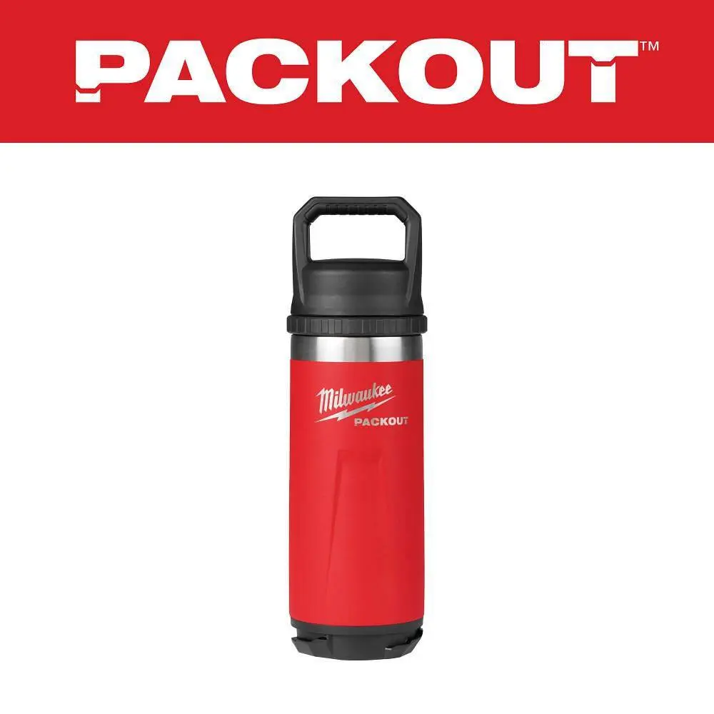 Red 18 oz. Insulated Bottle W/Chug Lid