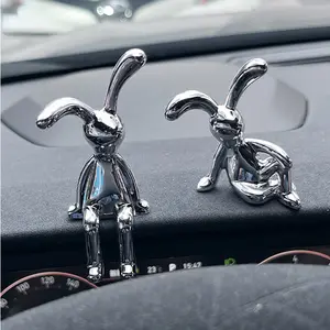 Cartoon animal car interior center console decoration personality room dining table desk decoration