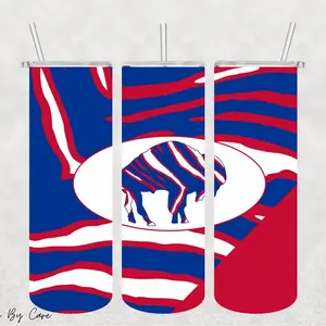 Zubaz Print Buffalo 20oz Skinny Tumbler