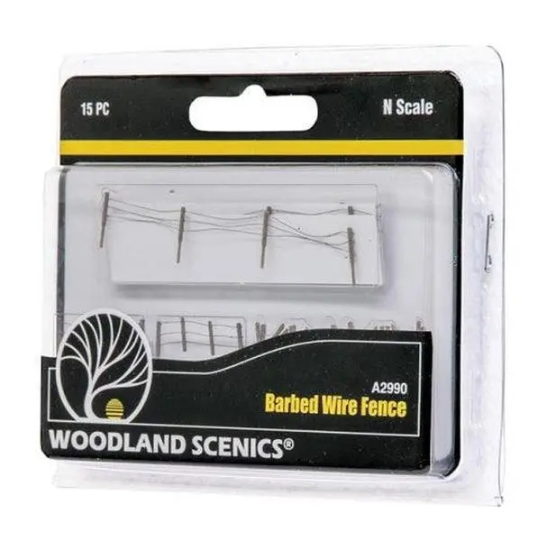Woodland Scenics A2990 N Scale Barbed Wire Fence