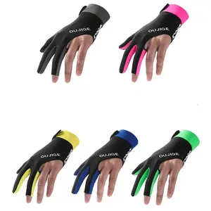 Polyester Fiber Billiards Gloves Breathable Wear-resistant