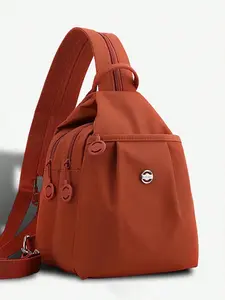 Waterproof Nylon Multi-Pocket Crossbody Bag, Large Capacity Casual Sling Bag Lightweight Multi-Zipper Shoulder Bag, Water Resistant Everyday Purse For Women Viral Multi-Pocket Crossbody Bag,  Travel & Work Sling Bag