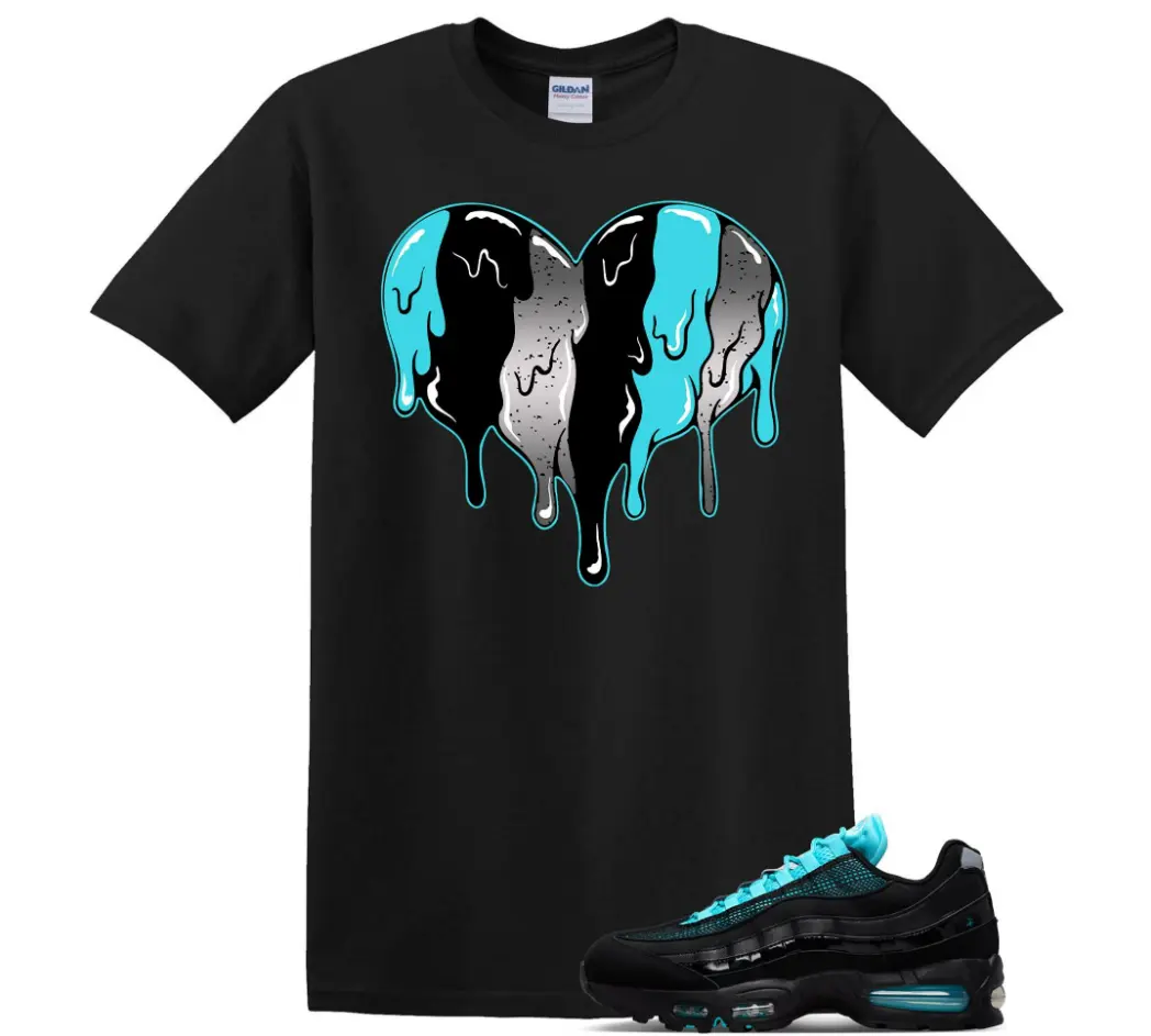 Heart Shirt To Match Max 95 Big Bubble Scorpion Gamma Blue, Cotton Unisex Graphic T-Shirt, Back To School Outfit