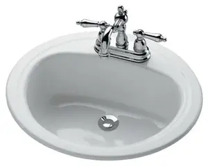 Bootz Industries 114908 20 x 17 in. Oval Lavatory Sink - White Bootz Industries 114908 20 x 17 in. Oval Lavatory Sink - White