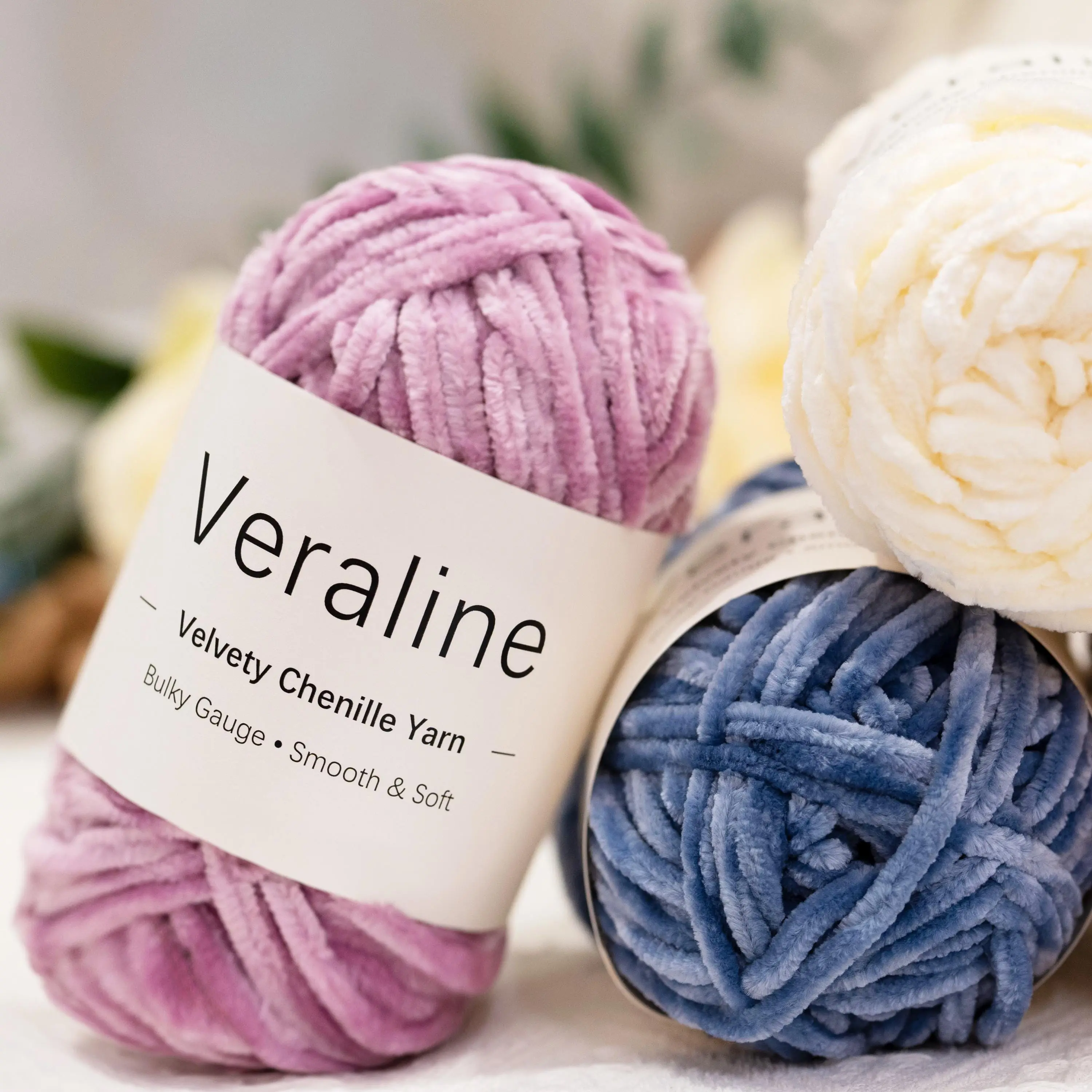 Velvety Chenille Yarn