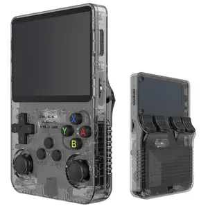 R36S Retro Video Handheld Game Console Linux System 3.5 in IPS Screen Built in 2500mAH Battery 32G+64G TF Card Preinstalled Gamess