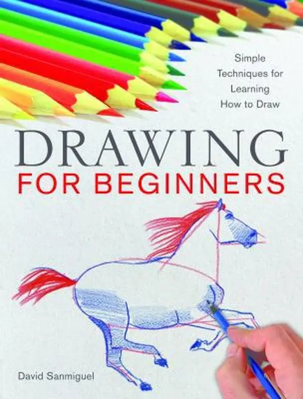 USED Book - Drawing for Beginners: Simple Techniques for Learning How to Draw by Sanmiguel, David (Paperback) - english