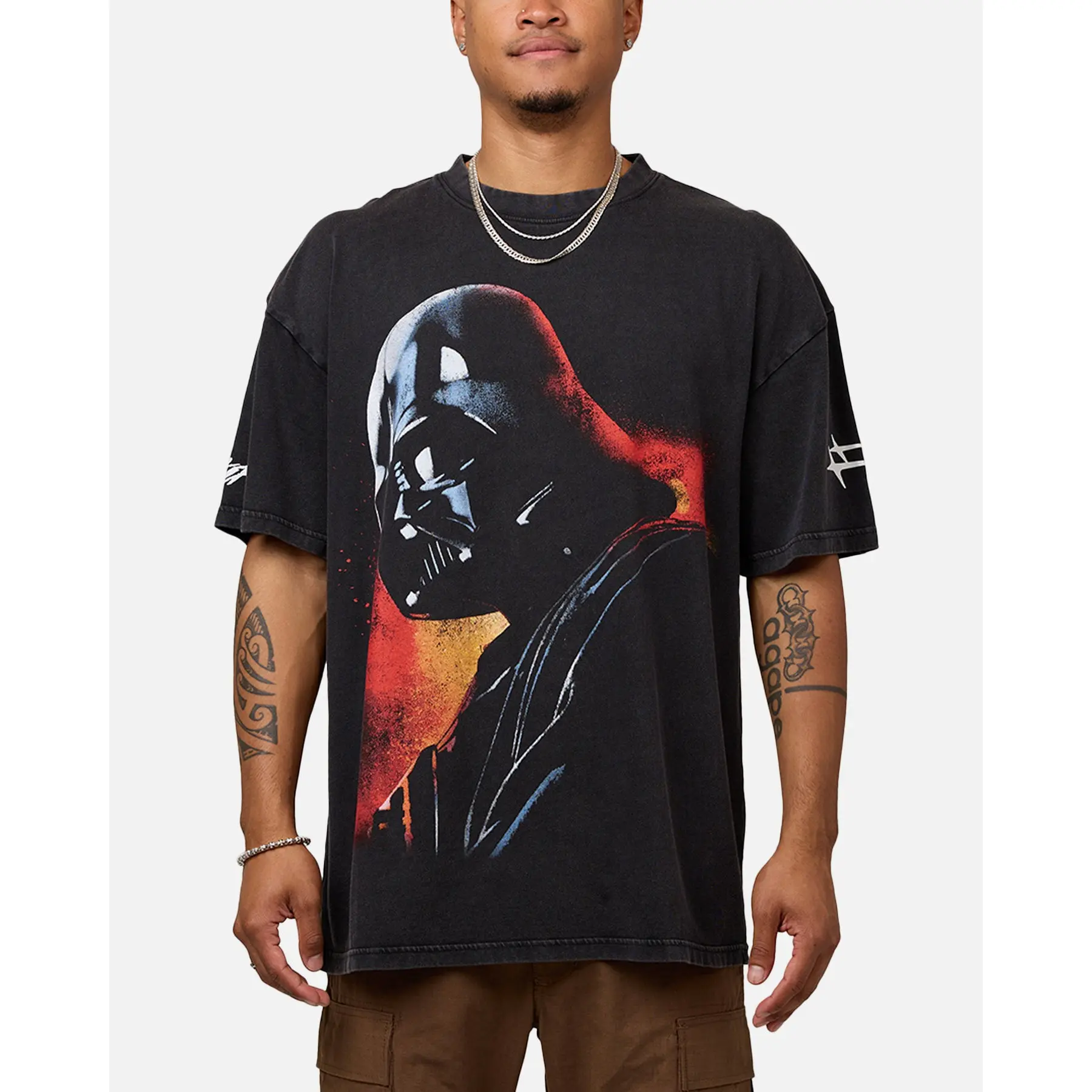 Star Wars Darth Vader T-Shirt Black Wash Star Wars Darth Vader T-Shirt Black Wash