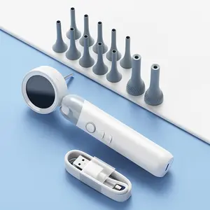 Upgrade Smart Ear and Nose Camera Detector, 4-In-1 Intelligent Otoscope, 20mp HD Screen, Rechargeable Lithium Battery, Ideal for Adult and Pet Care
