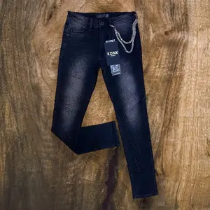 KND4845 - 3D Printing Skinny Fit Stretch Jeans