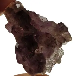 Thunder Bay Amethyst Cluster • 19 g Natural Canadian Crystal • Red-Hematite “Strawberry” Druzy • Gemmy Lilac Quartz Collector Specimen