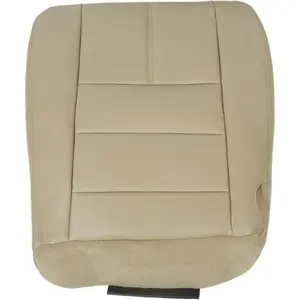 Driver Side Bottom Seat Cover Compatible with 2008-2010 Ford Super Duty F250 F350 F450 F550 Lariat Replacement Camel Tan Car Accessories Truck Cushion Protector