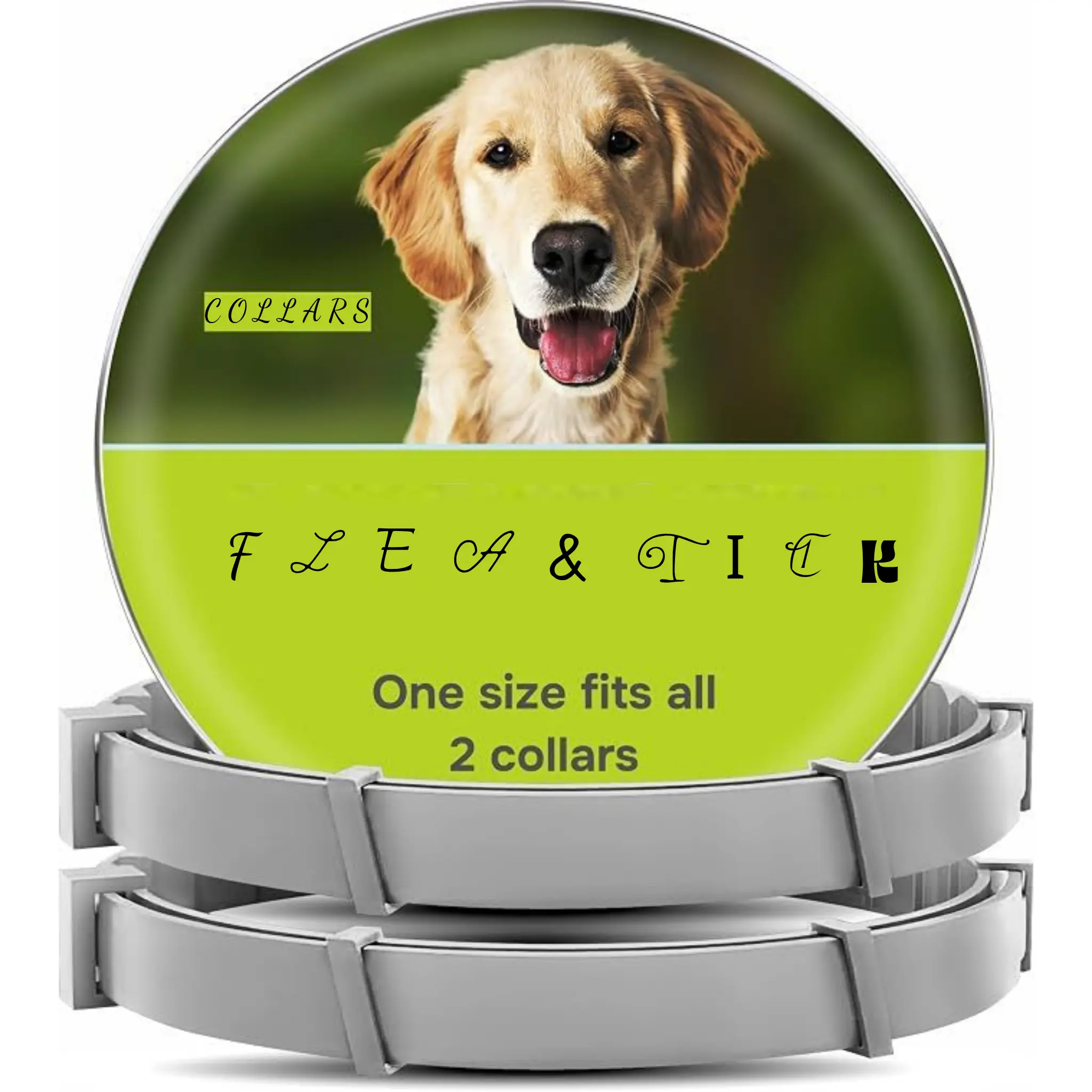 Dog And Cat Fle and Tik Collar, 8 Months of Protection, Odorless & Non-Greasy, Waterproof, 1 Count