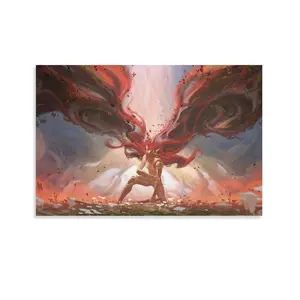 Game Elden Ring Malenia Poster Picture Canvas Wall Art Print Home Room Decor