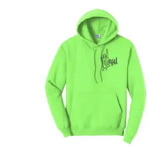 Loyal Neon Hoodie Casual Pullover Long Sleeve Poly Cotton Soft Comfortable Fit unisex Sweatshirt Menswear Stylish Tops