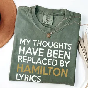 Comfort Colors Alexander Hamilton Shirt, Broadway Fan T-Shirt, American Musical Gift, American Musical Shirt, Rise Up Shirt, Comfort Colors Shirt Cotton Fabric