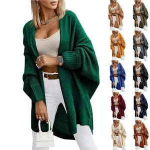 Imily Bela Oversized Cardigans for Women Fall 2025 Trendy Open Front Batwing Sleeve Long Cardigan Sweaters