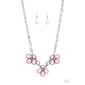 SELFIE-Worth Pink Necklace