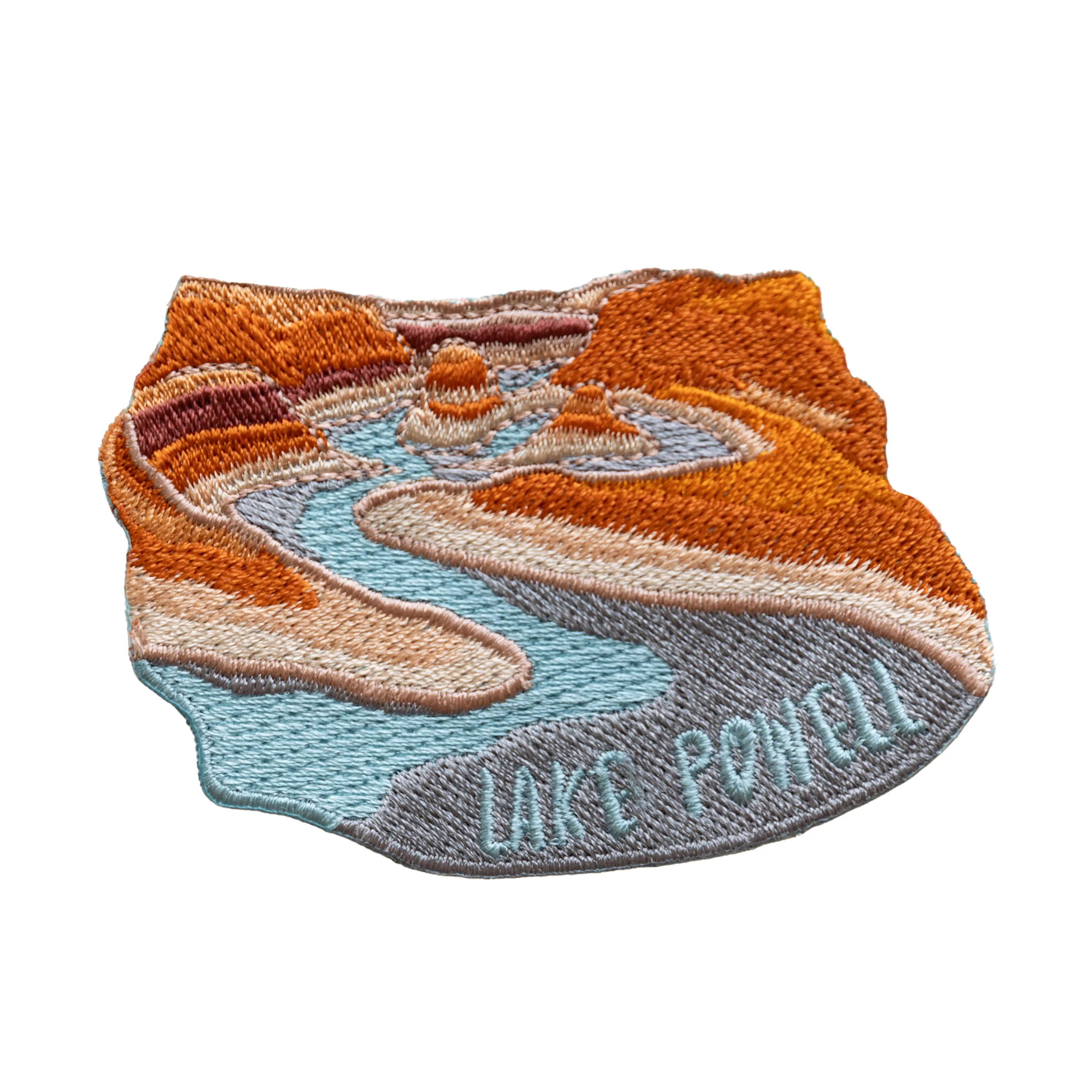 Lake Powell Patch - Utah, Arizona Souvenir - Reflection  - Embroidered, Sew on, or Iron on, for Clothes, Backpacks, Hats, etc.