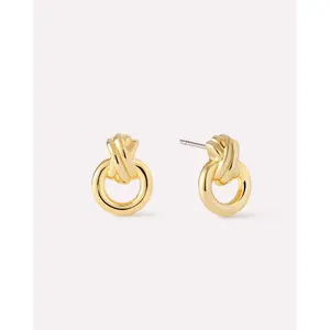 Gold Stud Earrings - Mini Remi Studs