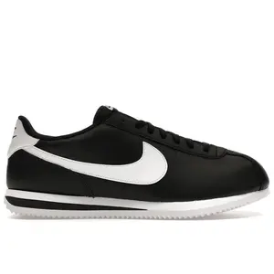 Nike Men's Cortez Basic Black White (2023) Running Shoes, from StockX